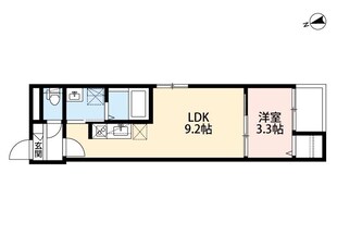 鶴里駅 徒歩7分 2階の物件間取画像